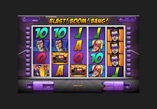 Blast Boom Bang Online Slot Symbols